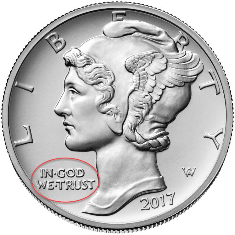 Mercury 25 Dollar coin